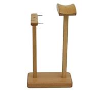 FENGJISUN Support Casque Gamer Support De Casque Double en Bois Massif Support De Casque Monté sur La Tête Casque Intra-auriculaire(A)