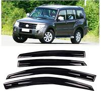 FENGJP Deflecteur vitre Voiture pour Mitsubishi Pajero 2008-2011 Déflecteurs d'air avec Installation Facile,Réduction du Bruit et des turbulences