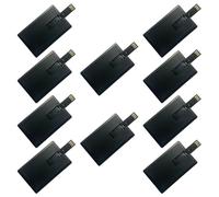 Fenglangrong 10 Pièces Clé USB 4 Go Lecteur Flash USB Carte de Noir Card Mémoire Stick pour la Sauvegarde de l’Ordinateur/Ordinateur Portable