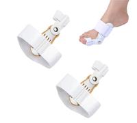 Fenglin-joy 2 pièces Hallux Valgus Correction Set,Attelle de correction de l'hallux valgus,pour gros orteils,correction de l'oignon pour soulager les oignons,attelle réglable pour oignon