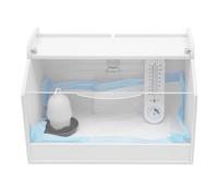 FENGLY Boîte d'élevage de poussins avec chauffage - Portable - Avec ventilation et lampe solaire - Boîte chauffante pour poules, canards, cailles, poulets - Pour jeunes animaux - Peut secourir presque