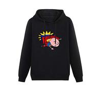 FENGMI Men's Hoodies Bullshit Man Karl Pilkington Ricky Gervais Show The Moaning of Life SweatshirtPullover Classic Hoody L