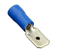fengpeng Connecteurs de bornes électriques à sertir isolés, cosse plate femelle/mâle bleue 6,3 mm