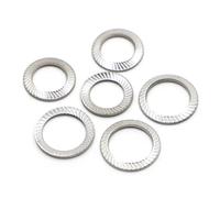 fengpeng M2.5 M3 M4 M5 M6 M8 M10 M12 M14 M16 304 A2-70 acier inoxydable DIN9250 disque rondelle de blocage dentelée joint moleté(M10 10pcs)
