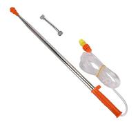 FengQingHuaGG Tige de pulvérisation télescopique en acier inoxydable avec buse - Ajustement universel pour arrosage de réservoir de tuyau