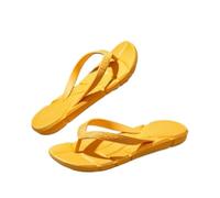fengqingyunyan0304 Diapositive, Tongs de grande taille for hommes-sandales plage respirantes avec soutien la voûte plantaire, pantoufles d'été,per donne e uomini(Yellow,40 EU)