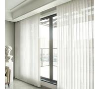 FENGSHOUU Store à Lamelles,Stores Verticaux Semi-occultant,Rideau Coulissant,Protection Solaire et Isolation Thermique,pour Bureau à Domicile,Personnalisab,Largeur x Hauteur (150cm x 300cm)