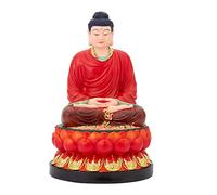 FENGSHUI-CAISHEN Grande Statue de Bouddha - Bouddha Assis en méditation, Sculpture Sakyamuni Faite à la Main pour la méditation Zen, décoration d'intérieur, Statue de Bouddha extérieur, Statues de