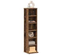 Fengshui Étagère CD en bois 21 x 20 x 88 cm | Compartiments ouverts, polyvalent comme bibliothèque, espace de rangement pour CD et DVD, résistant à l'humidité