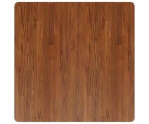 Fengshui Plateau de table carré marron foncé 90 x 90 x 2,5 cm chêne traité | Chêne massif, grain dense, design rustique, facile à nettoyer avec un chiffon humide, pour table basse, table de bar