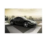 FENGSHUI Poster artistique sur toile Porsche Cayman 2008 pour chambre de garçon, décoration murale, peinture pour salon, chambre à coucher, sans cadre : 30 x 45 cm