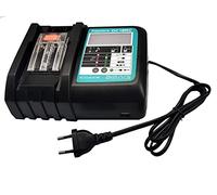 FengWings DC18RC Chargeur de rechange 14,4 V -18 V pour batterie Makita BL1415 BL1430 BL1440 BL1850 BL1850B BL1840B BL1840 BL1830 BL1815, compatible avec chargeur Makita 18 V