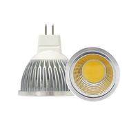 Fengyan Ampoules domestiques, 1 Ampoule LED MR16 AC/DC 12 V Super Brillante MR16 COB 3 W 5 W 7 W, Blanc Chaud/Blanc Pur/Blanc Froid(Cold White,7w)