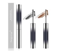 Fengyang® 2Pcs Mascara Sans Bavure, Mascara en métal sans poils, Mascara en fer à cils frisés, Mascara Waterproof, Mascara Essence, Colle Etanche Transparente, Mascara Marron Waterproof