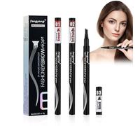 Fengyang® 3Pcs Crayon à sourcils liquide, crayon sourcil waterproof, sourcils maquillagesourcils maquillage semi permanent, stylo sourcil effet poil, Crayon Imperméable