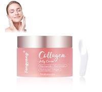 Fengyang® Crème à la Gelée de Collagène, Hydratant Raffermissant, Collagen Jelly Cream, Gel Crème de Collagène, Collagen Cream for Face Réduit les Ridules et Le Teint Terne