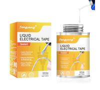 Fengyang® Gel Isolant Electrique, Caoutchouc Liquide, Revêtement en Caoutchouc Isolant Liquide, Gel Isolant Electrique Etanche, Colle de Ruban Isolant Liquide, Ruban Électrique Liquide Noir (Blanc)