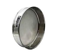 FengyanY Tamis de test DIN ISO 3310-1 | 300 mm en acier inoxydable 304 tamis d'analyse 325 mailles, perforation 45 μm pour laboratoires pharmaceutiques et industriels