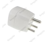 Fengyi¿Adaptateur De Prise De Voyage Ue Vers Inde,Convertisseur De Puissance Universel,Adaptateur Secteur Rond À 3 Broches,Type D Pour Sri Lanka,Népal,Congo.White.