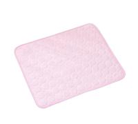 fengyishangwu Tapis rafraîchissant pour chats et chiens, coussin confortable matelassé double face, plusieurs tailles de 50 x 40 cm à 150 x 100 cm (rose, L : 70 x 55 cm)