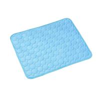 fengyishangwu Tapis rafraîchissant pour chats et chiens, coussin confortable matelassé double face, plusieurs tailles de 50 x 40 cm à 150 x 100 cm (bleu, XXL : 150 x 100 cm)
