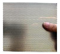 FengYoo Tôle d'acier inoxydable perforée - Maille métallique déployée, épaisseur 1,5 mm, 300 mm x 150 mm, ouverture de 1,1 mm