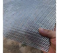 FengYoo Tôle perforée 914mmX457mm-Tôle perforée en acier inoxydable 304-Trou de 3 mm, épaisseur 1.1 mm-Tôles perforées en métal | Grille inox | Grillage gouttiere|Plaque en acier perforé