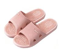 FengYour Pantoufles de Massage d'Acupression,Chaussons d'acupression Plantaire Appareil de Massage des Pieds,Chaussons de Maison Sandales de Massage Pantoufles de Bain Masseur Pieds pour (Rose, 40)