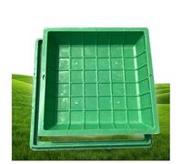 FENGZEQUAN Couvercles de Regard en résine Ronds/carrés, Couvercle de Regard en résine avec Base，Couvercle étanche et Cadre pour terrasses/Jardins/Cours d'école(Square 70 * 70CM/27.5 * 27.5IN)