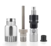 Fengzio Kit Extracteur de Manivelle Vélo et Douille Boîtier de Pédalier | Outil 2 en 1 avec clé 16 mm pour manivelles à axe carré et boîtiers de pédalier 20 dents, compatible Shimano, ISIS et Bosch