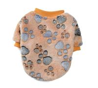 Fenhaodian Veste à imprimé Vache pour Chats et Chiens, Manteau Chaud d'automne et d'hiver pour Les Petites et Moyennes Races comme Les Chatons, Les Chiots, Les Schnauzers et Les carlins.