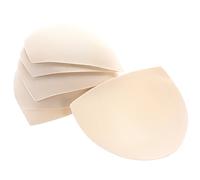 Fenical 3 Paires de Coussinets de Soutien-Gorge en Mousse pour Femmes insèrent Un Cache-rehausseur Amovible en Triangle pour Les Maillots de Bain, Soutien-Gorge de Sport Bikini (Couleur de Peau)