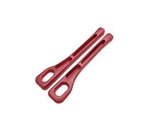 FENIQG 2 Pièces Organisateur Combleur d'Espace Siège pour Audi A4 Avant B7 (8E) 2004-2008, Bande de Remplissage Latérale Console en EVA Souple Accessoire,Red