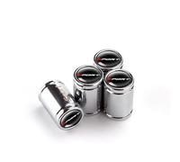 FENIQG Lot de 4 Bouchons de Valve de Pneu pour Mazda CX-30 DM 2019-Present, Couvercle de Tige d'air Étanche avec Joint en Caoutchouc, Alliage de Zinc Sport,Silver