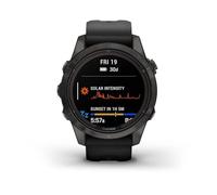 Fenix 7S Pro - Sapphire Solar Edition, Carbon Gray DLC Titanium avec Bracelet Noir