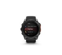 fenix 8 AMOLED 51mm Acier Gray avec bracelet noir