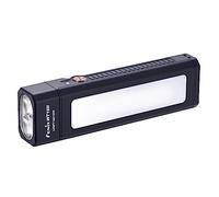 Fenix WT16R Lampe Torche de Travail Rechargeable et éclairage de Zone | 300 lumens | 115 m | 30 Heures Maximum | Panneau latéral COB inondation | Mode Flash Jaune | Clip Large | Base magnétique et