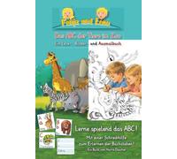 Fenja und Leon - Das ABC der Tiere im Zoo - Lerne spielend das ABC!: Ein Bilder-, Lese- und Ausmalbuch im Taschenbuchformat