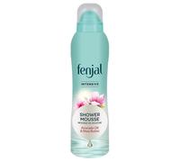 fenjal Shower Mousse 200 ml Gel douche végétalien à l'huile d'avocat, beurre de karité, mousse crémeuse, peaux normales à très sèches - Intense