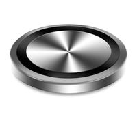 Fenkabs Bouton rotatif pour cuisinière de 50 mm de diamètre - Pour Neff et Siеmens 10004928/00636170 - Twistpad de rechange pour plaque de cuisson - Bouton rotatif de 6 mm de rechange