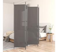 FENLAX Paravent - Anthracite - 200 x 200 cm - Tissu respirant et polyvalent - Pour chambre à coucher, maison, salon, intérieur - Mur de fond décoratif