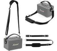 Fenmaru Cuir PU Poignée de Transport Bandoulière réglable Compatible avec Les Enceintes Marshall Kilburn II/Stockwell II