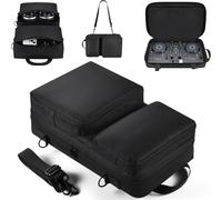 Fenmaru Sac de transport pour manette DJ AlphaTheta DDJ-FLX2, sac de transport pour Pioneer DDJ-200/DDJ-WeGO4/Hercules Inpulse200/Inpulse200 MK2, housse de protection avec bandoulière, poches pour