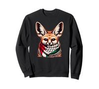 Fennec Algerien avec le Keffieh echarpe de palestine Sweatshirt