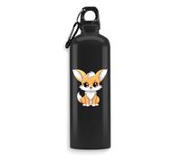 Fennec Bouteille d'eau motif animal spirituel, bouteille de voyage, bouteille de sport en plein air