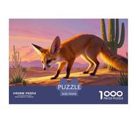 Fennec Fox 1000 Pièce Puzzle Jeu Éduchatif Créatif Jigsaw Puzzle Défi Couleur pour Adultes Et Enfants 70x50cm/1000pcs