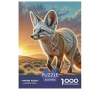Fennec Fox 1000 Pièces Pet Puzzles Pièces Parfaitement Assorties pour Adultes Jeu Éducatif Défi Jouet Puzzle pour Adulte Multi-Colour 70x50cm/1000pcs