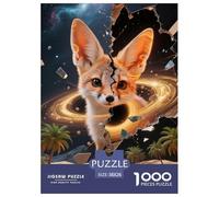Fennec Fox 1000 Pieces Puzzle pour Adulte Détente & Relaxation De l'art De La Décoration Moderne Adultes Enfants 38x26cm/1000pcs