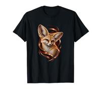 Fennec Renard avec tourbillons de cuivre Bruni Art du désert T-Shirt