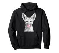 Fennec Renard soufflant Bubble Gum Animal Mignon Art Sweat à Capuche